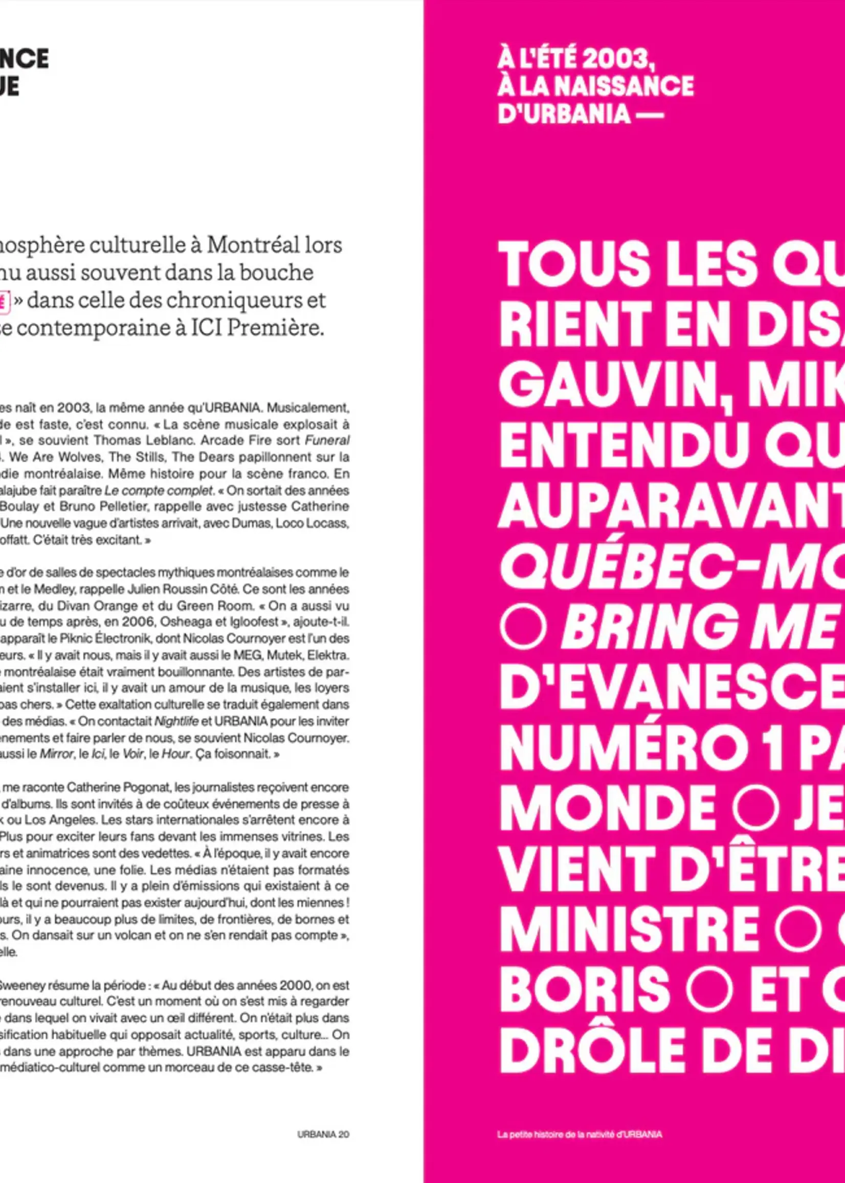 Éditions Cardinal Urbania 20. Rendre l'Ordinaire Extraordinaire