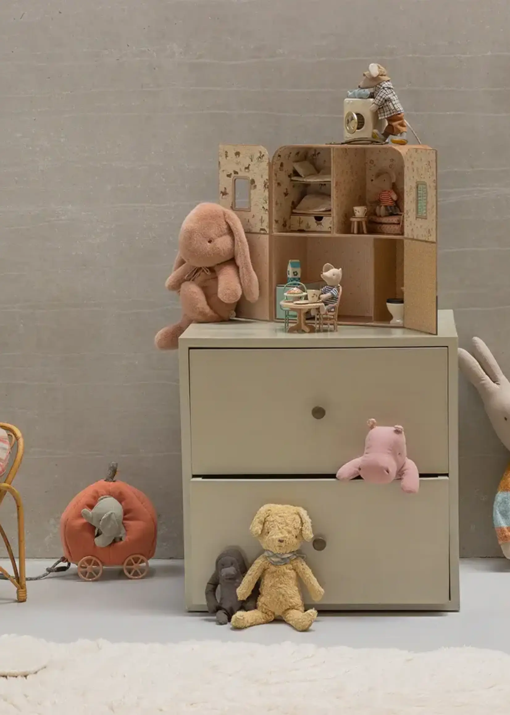 Dog, Vintage plush  Soft Sand