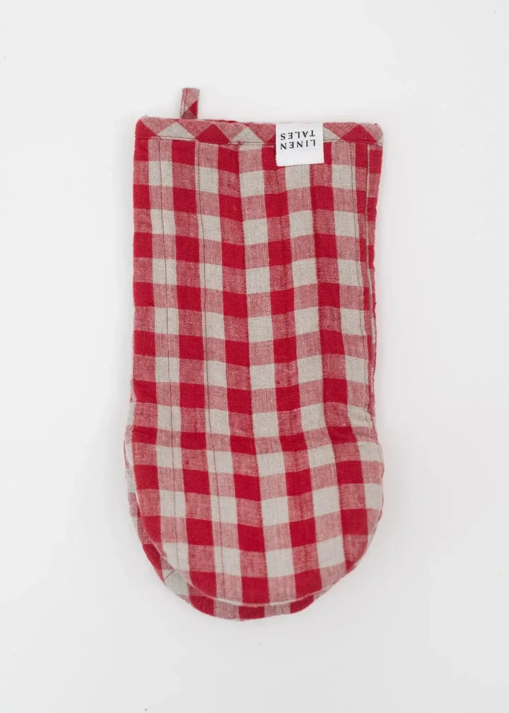 Oven Mitt - Red Gingham