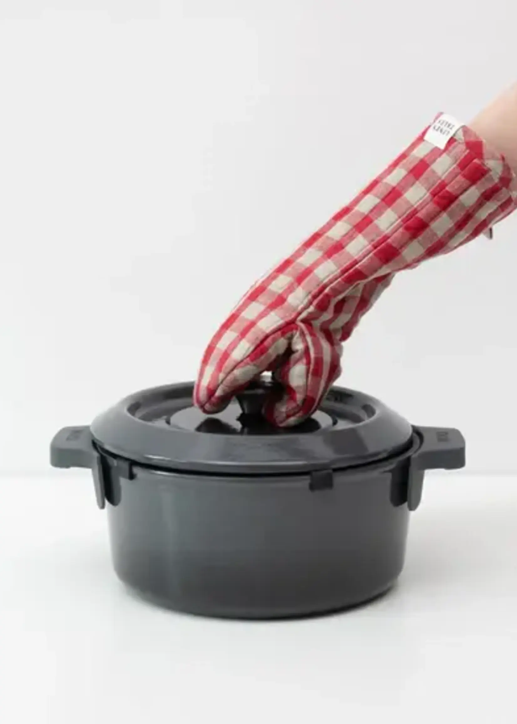 Oven Mitt - Red Gingham