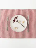 Linen Placemat Natural with Red Stripe