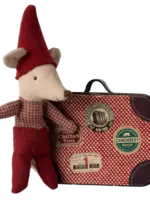 Christmas Mouse, Baby in Suitcase