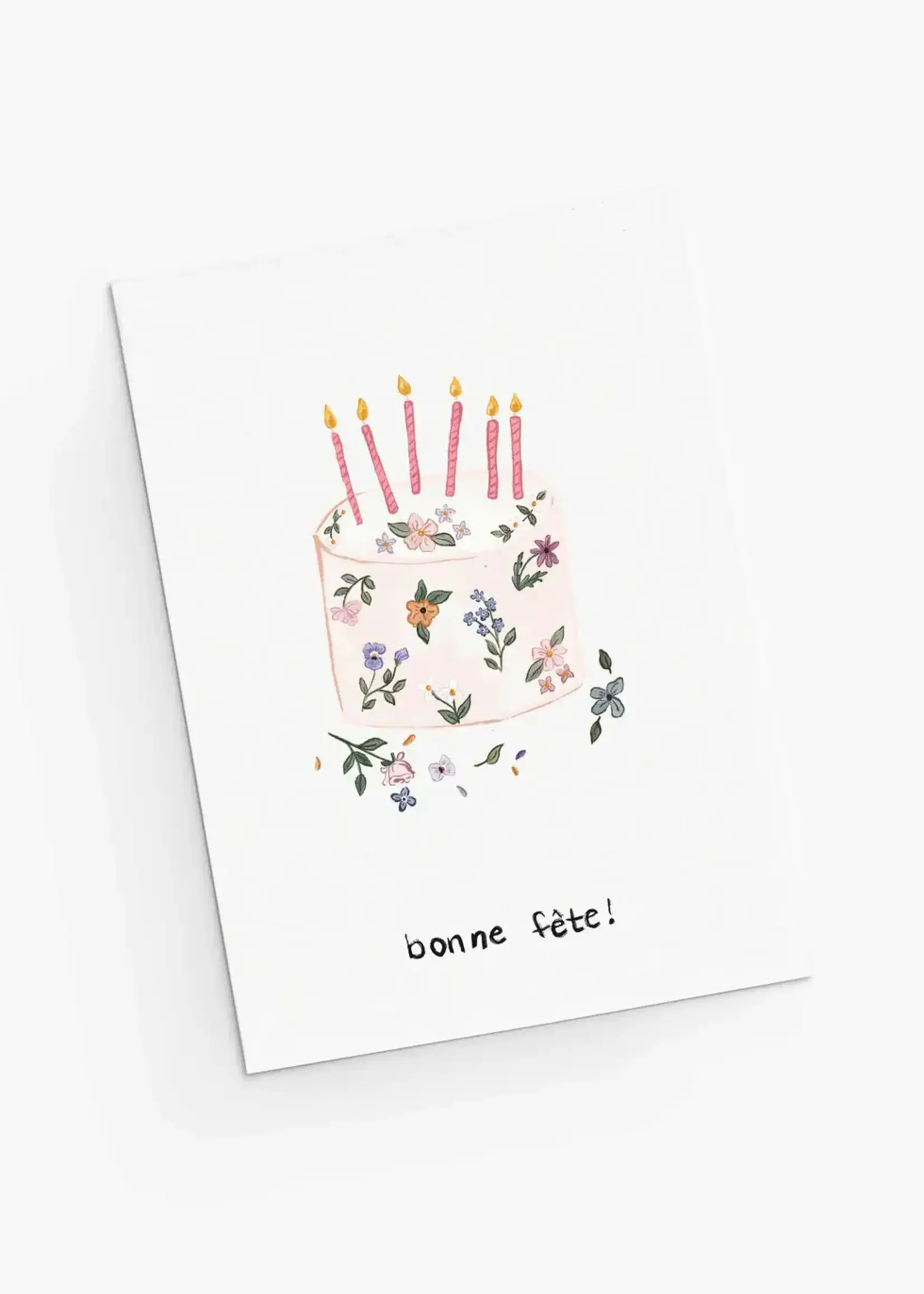 Gâteau de Fête - Carte d'Anniversaire