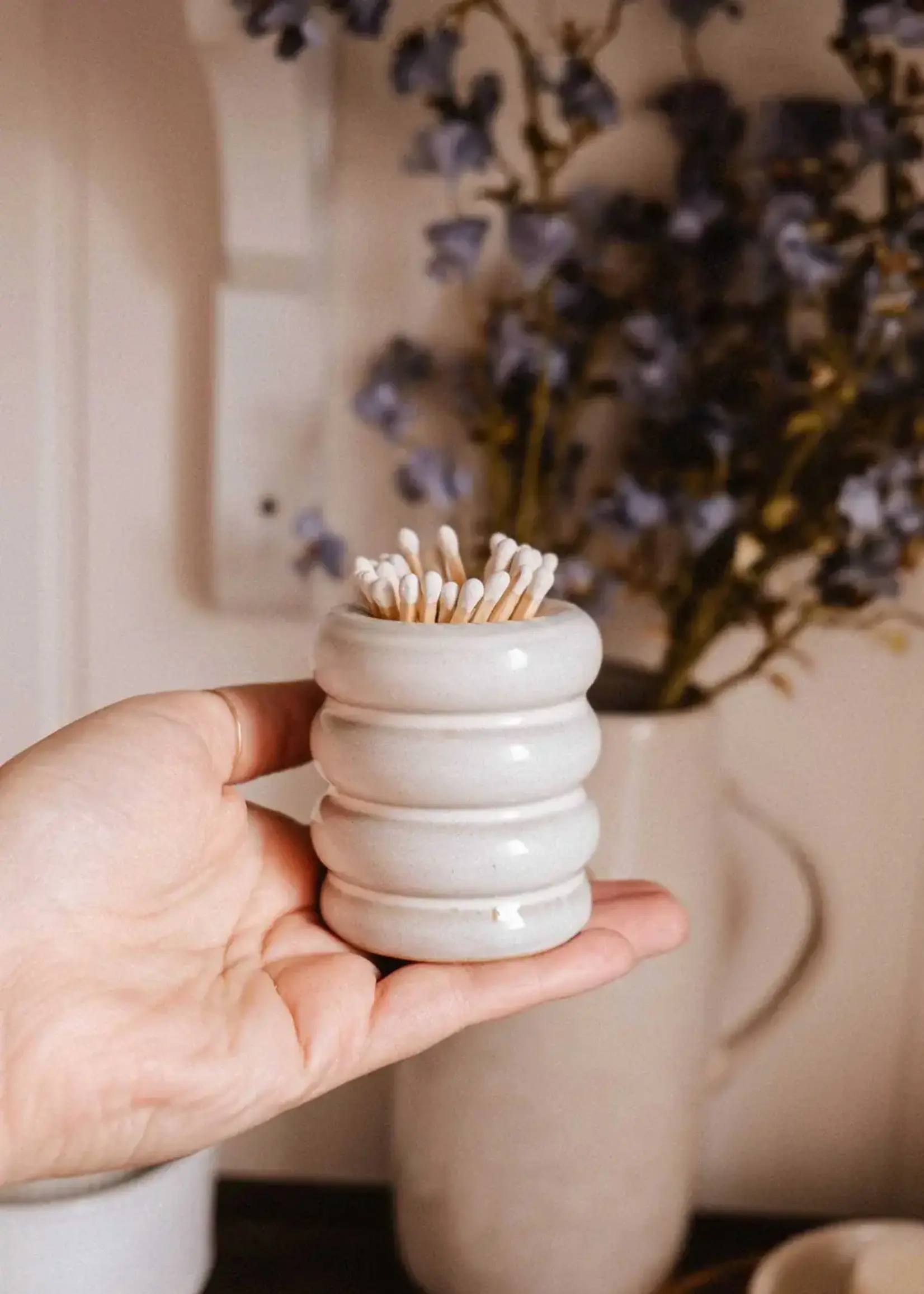 Ceramic Match Pot