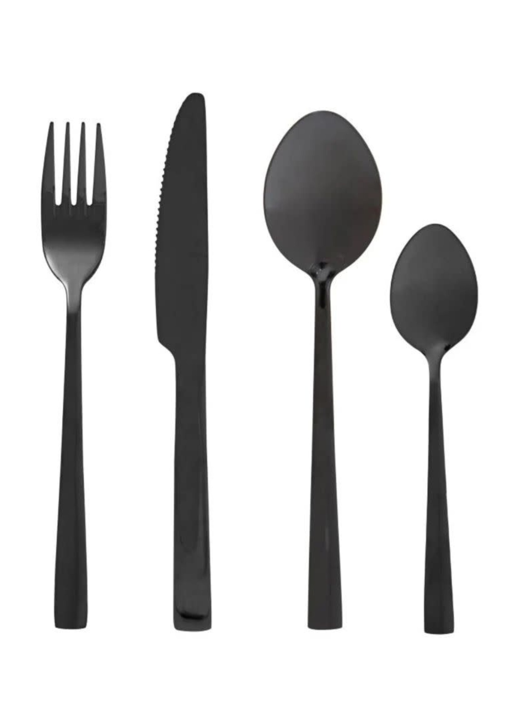 Flatware Set (16 Pcs) -Onyx