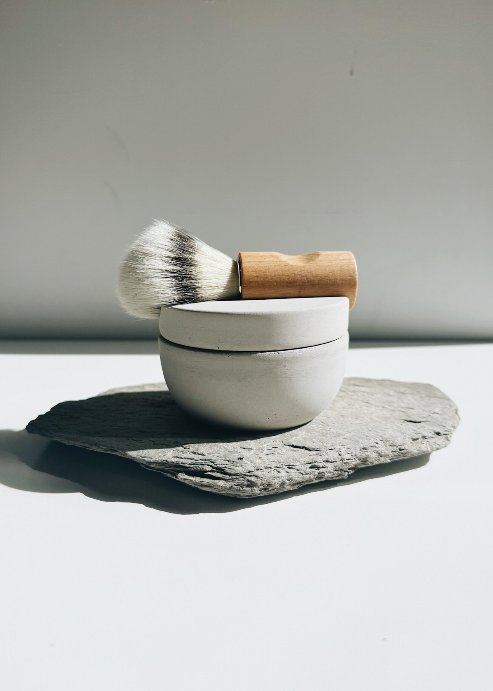 Bol et Blaireau de Rasage avec Savon