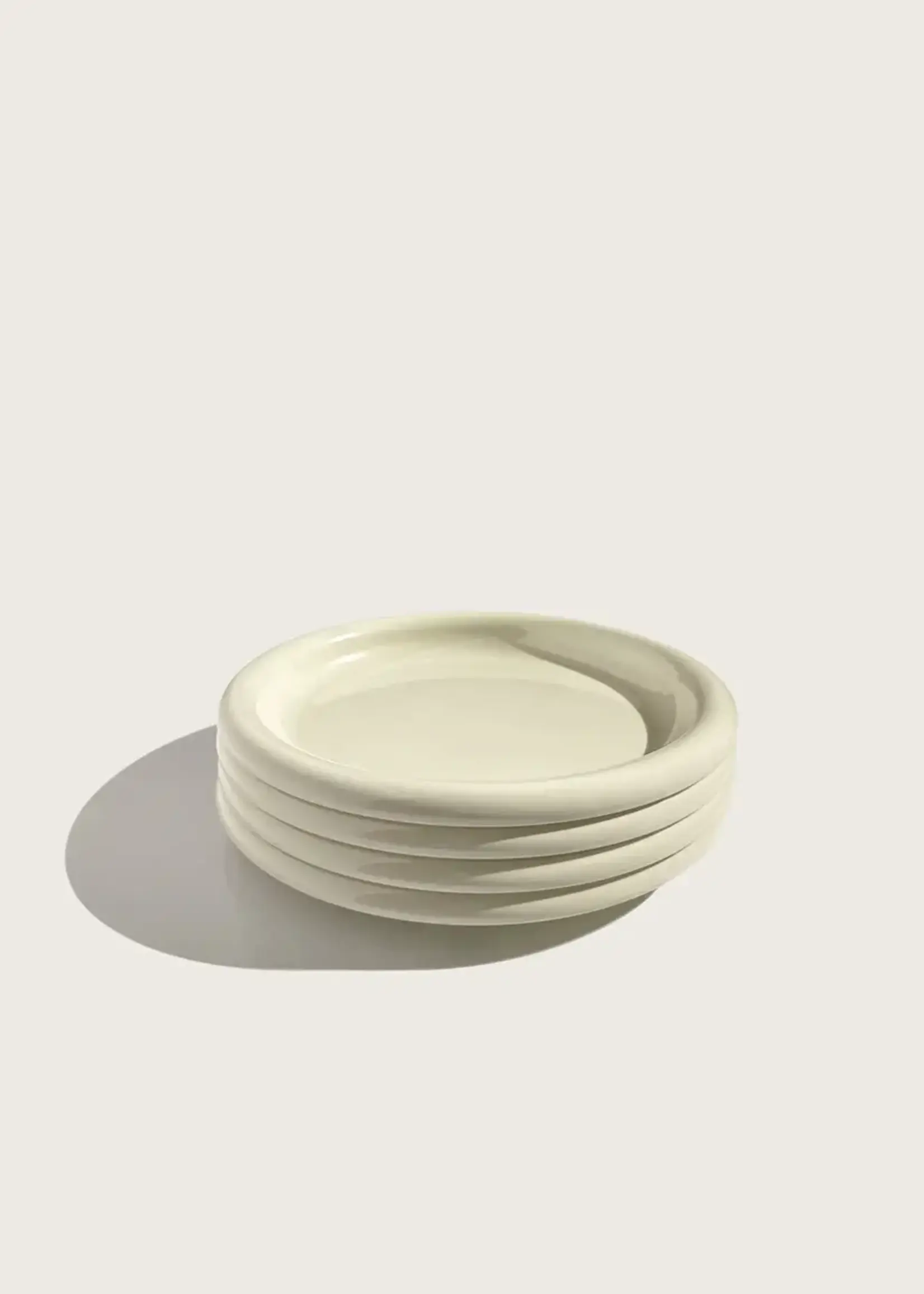 Xenia Taler Assiettes à Salade Rolli, Crème - Lot de 4