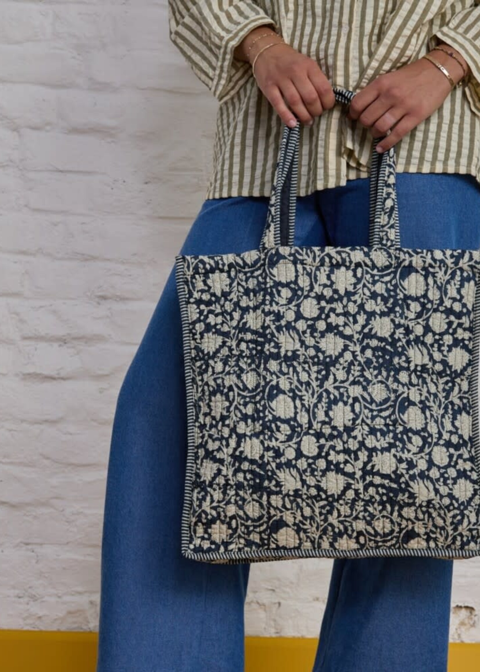 Bellemme Sac Cabas Amalfi - Anjali Encre