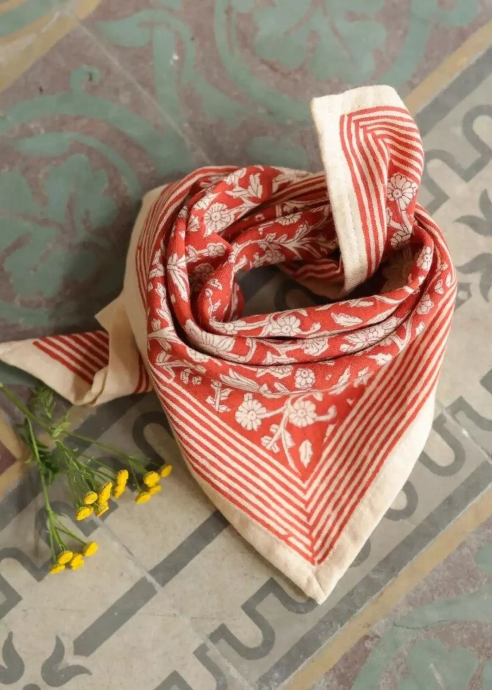 Bellemme Scarf - Anjali Bougainvillier