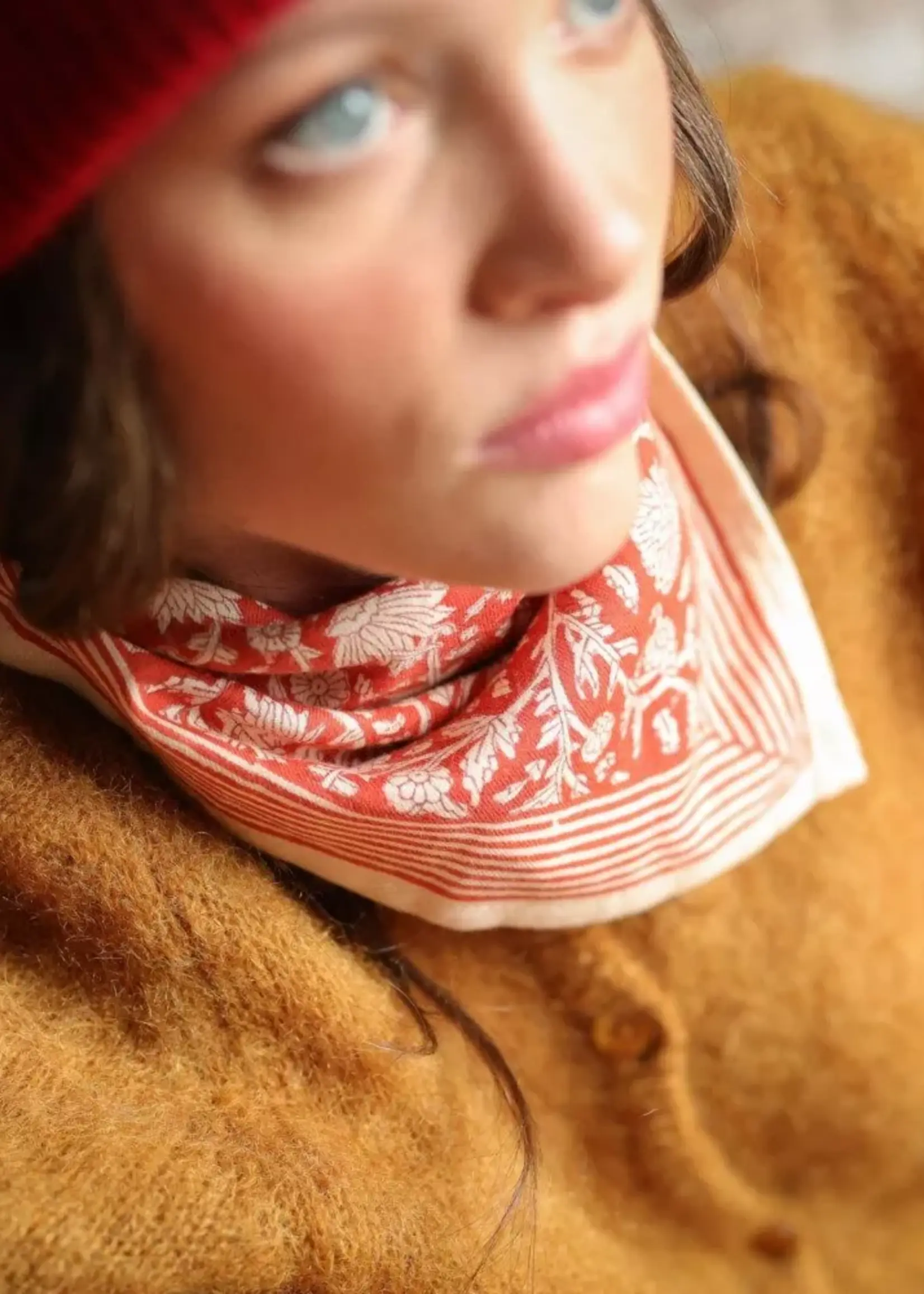 Bellemme Scarf - Anjali Bougainvillier