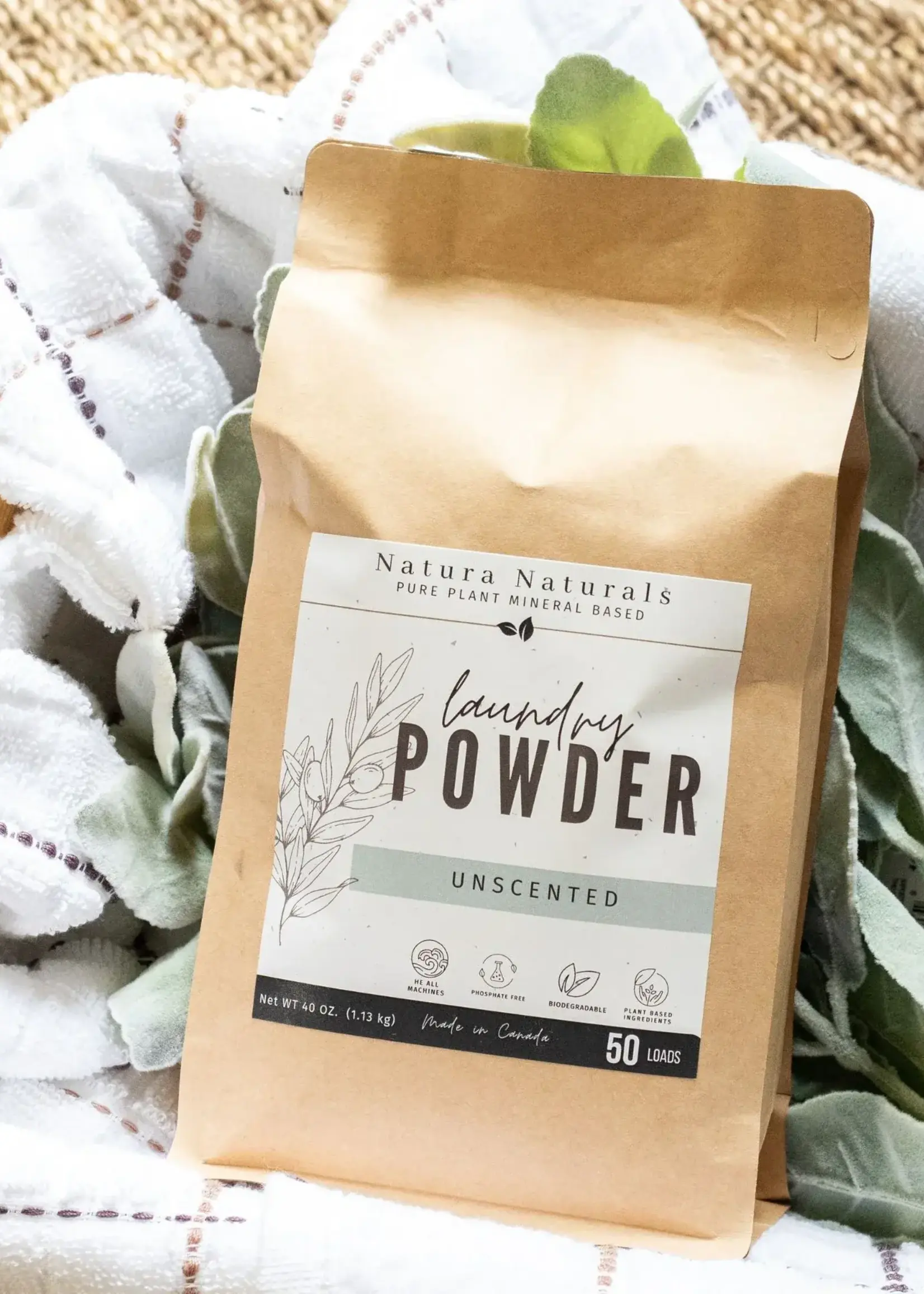 Natura Soy Laundry Powder - Unscented