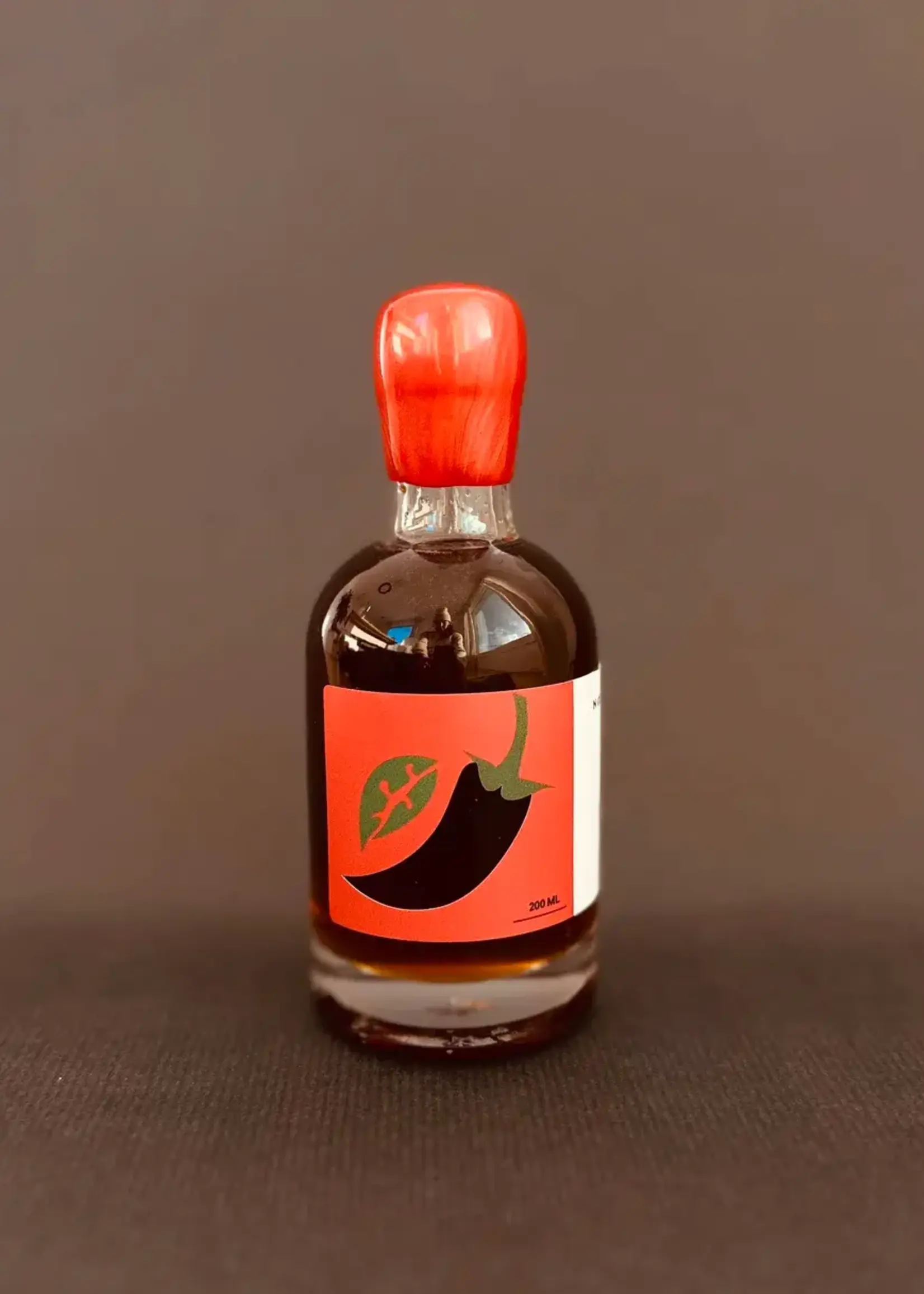 Nos Cabanes Sirop d'érable fumé et infusé aux piments forts 200m