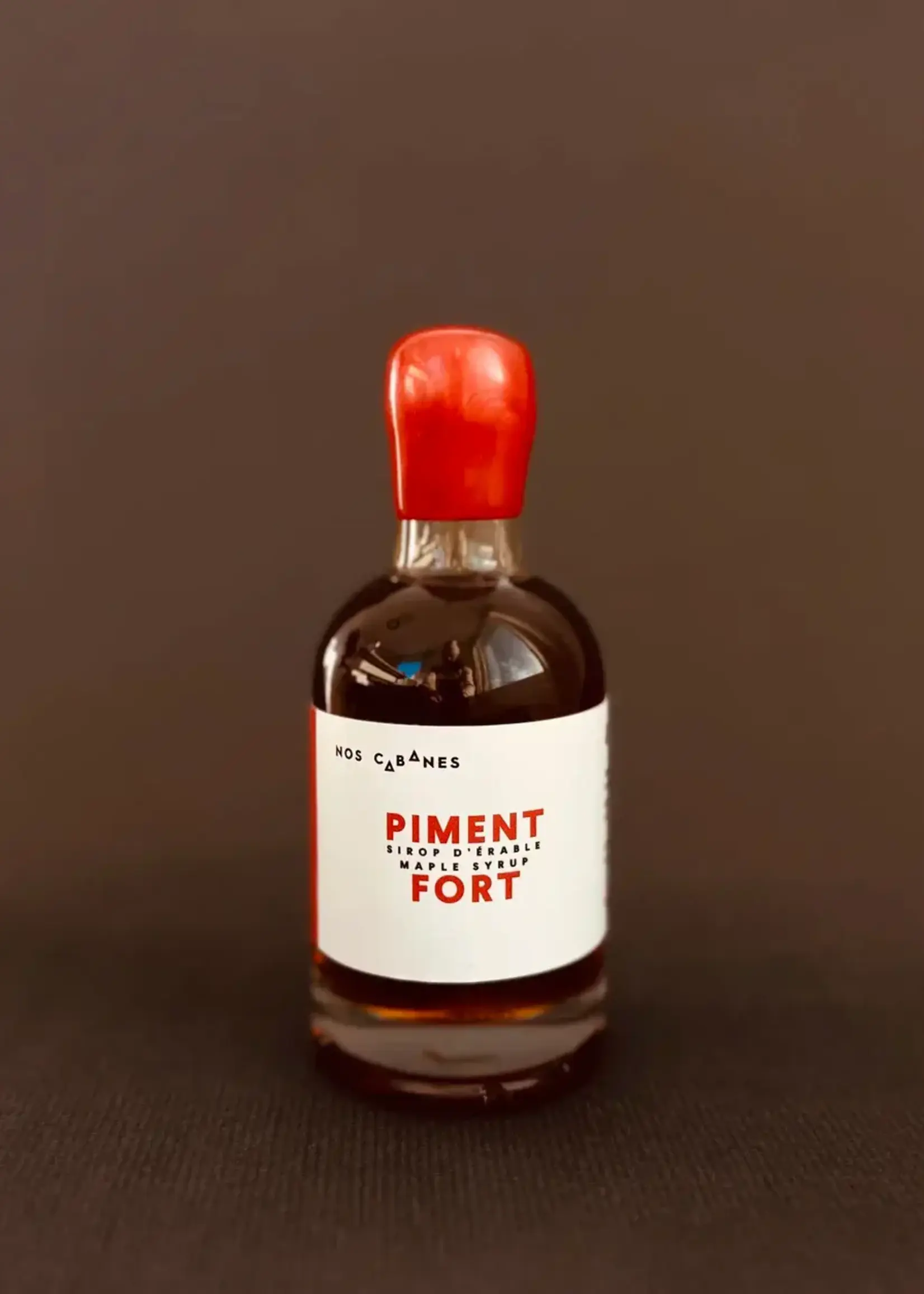 Nos Cabanes Sirop d'érable fumé et infusé aux piments forts 200m