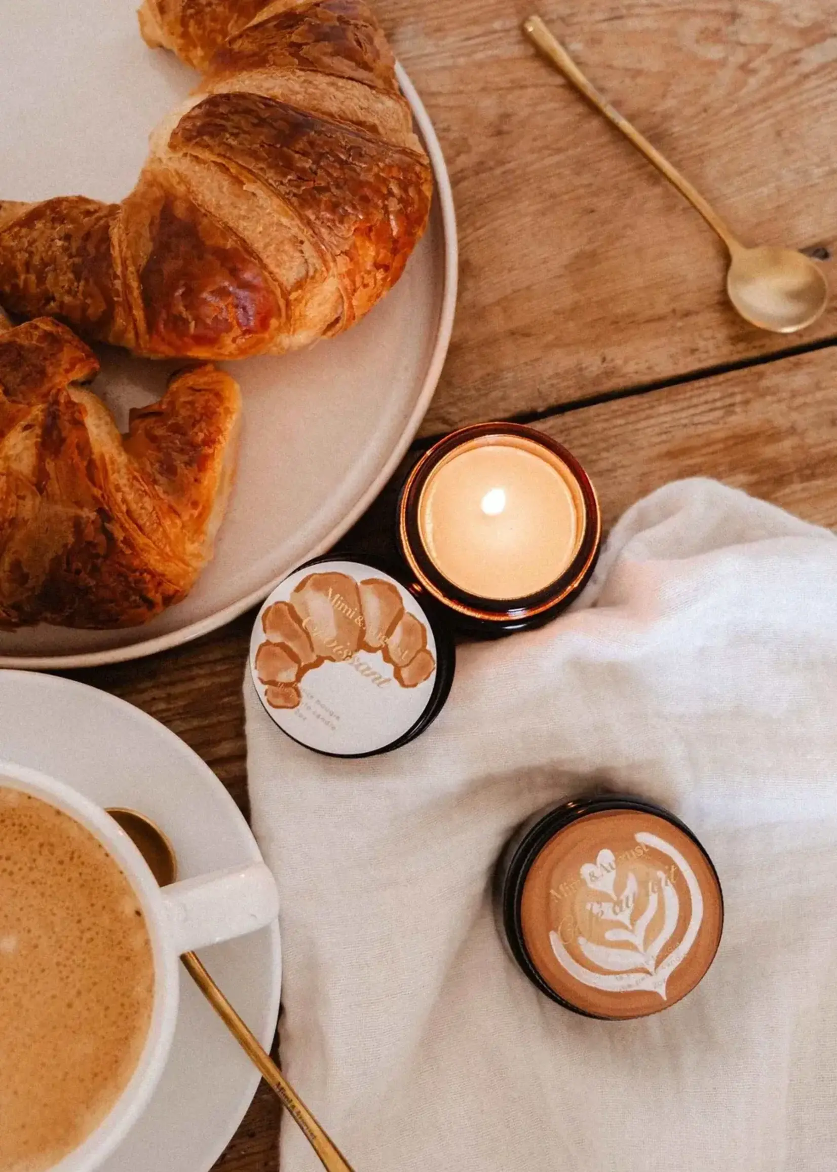 Croissant - Bougie de Soya 2 oz