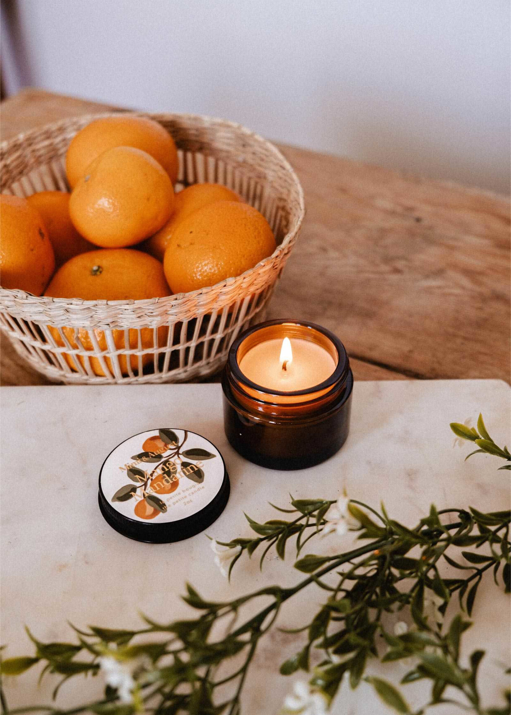 Mango Mandarine - Bougie de Soya 2 oz