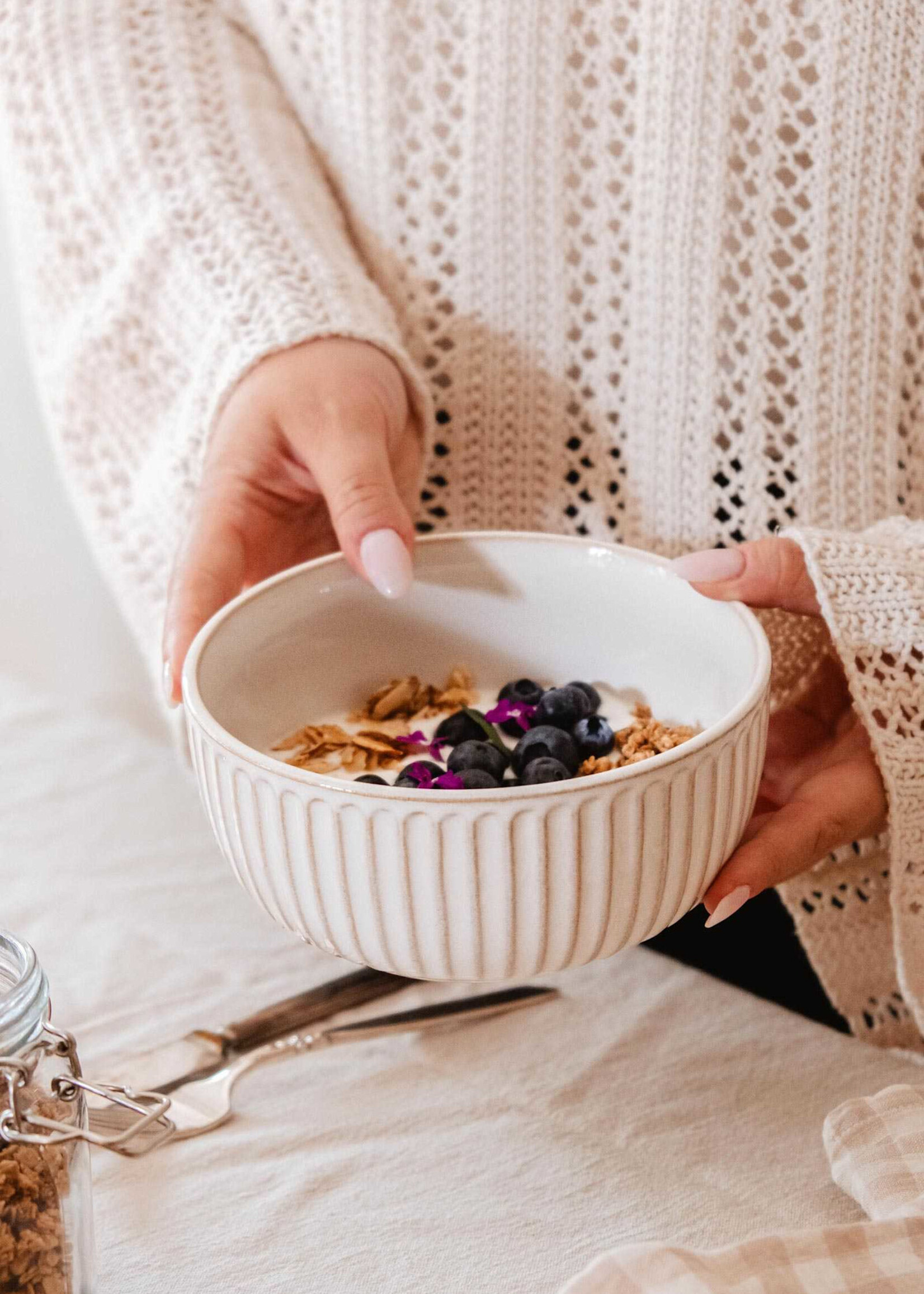 The Ribbed Ceramic Bowl