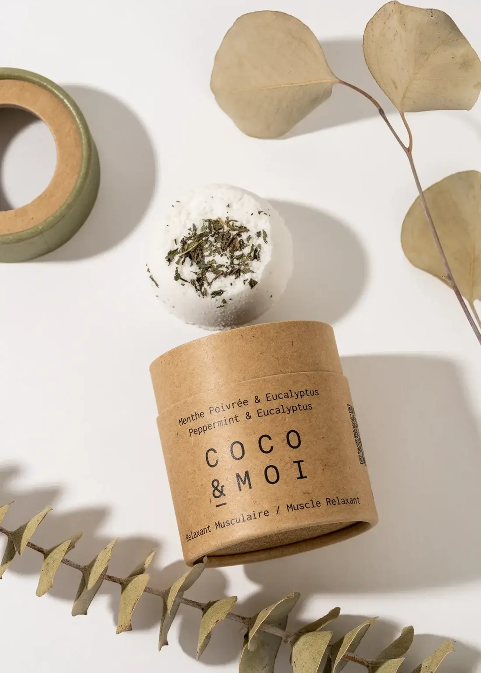 Coco & Moi Bombe de Bain Menthe Poivrée & Eucalyptus