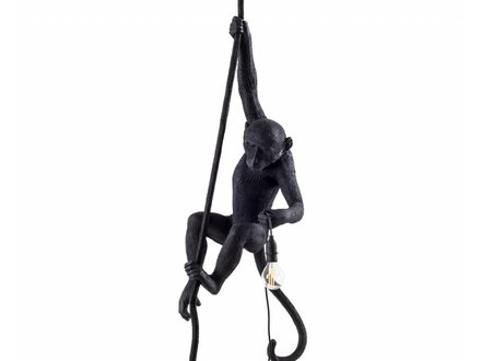 monkey lamp ceiling - black