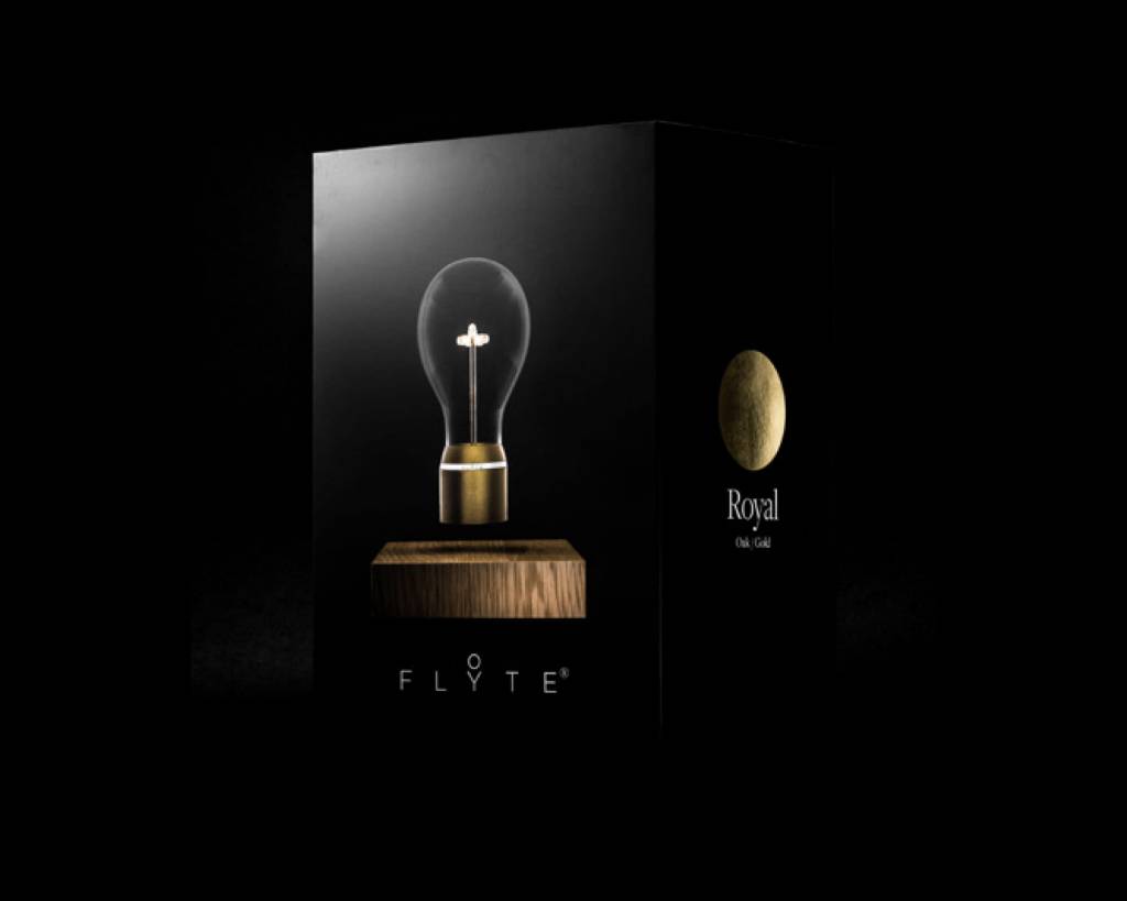 Flyte royal lamp (oak/gold) - glottman shop