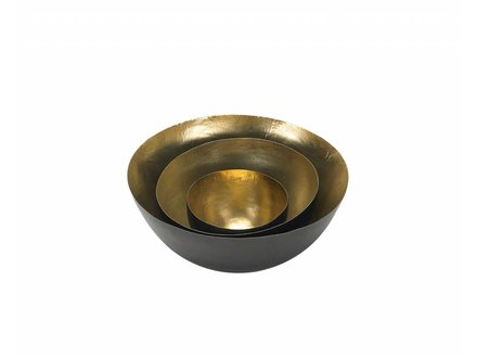 form bowl deep blk/brs small 3 form bowl deep blk/brs small 3