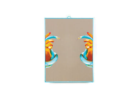 toiletpaper big mirror - hands with snakes