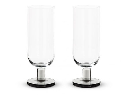 puck high ball glasses - set of 2