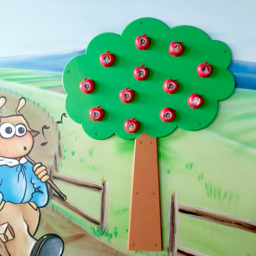 Children's Museum Factory The Magnetic Apple Tree of 16 Apples