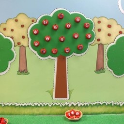 Children's Museum Factory The Magnetic Apple Tree of 20 Apples