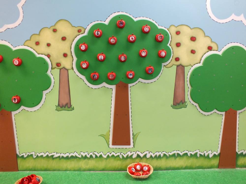 Children's Museum Factory The Magnetic Apple Tree of 16 Apples