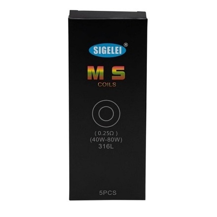 Sigelei Sigelei MS Coil 5Pack (MSRP $17.99)
