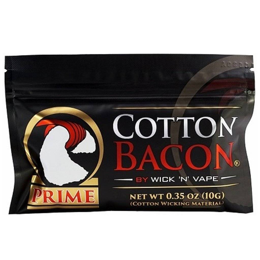 Wick N Vape Cotton Bacon Prime Pack (MSRP $7.00)