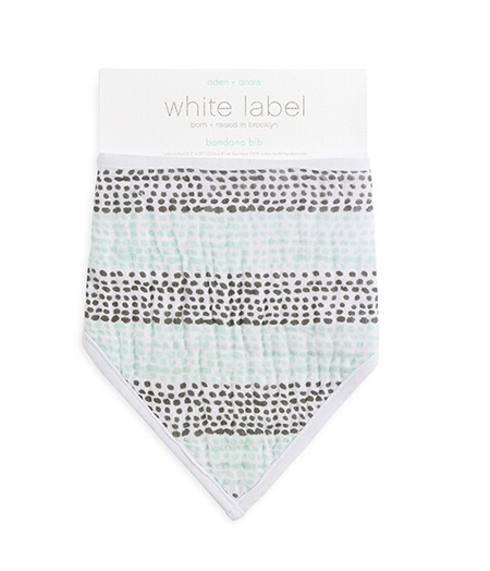 aden + anais aden + anais Bandana Bib Classic White Label