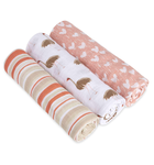 aden + anais aden + anais Swaddle Classic White Label 3-pack