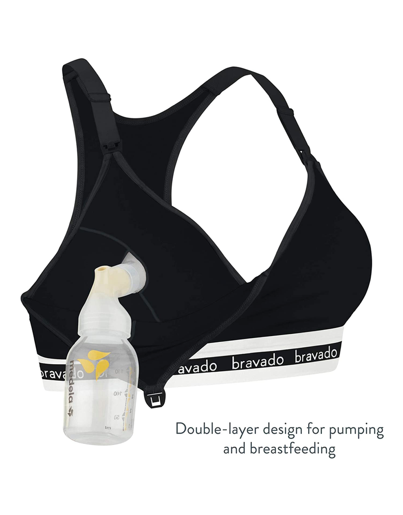 Buy Bravado Designs Original Pumping and Nursing Bra Black at