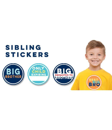 Sticky Bellies, LLC Sticky Bellies for Boys - Onesie Sticker Set