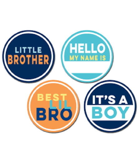 Sticky Bellies, LLC Sticky Bellies for Boys - Onesie Sticker Set