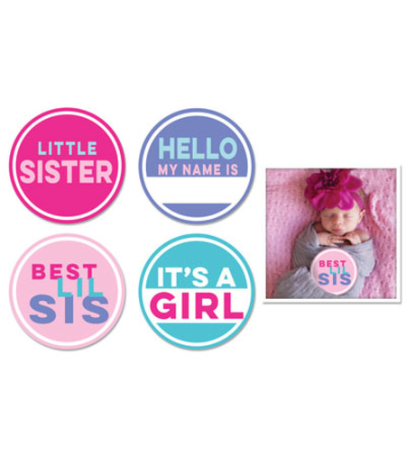 Sticky Bellies, LLC Sticky Bellies for Girls - Onesie Sticker Set