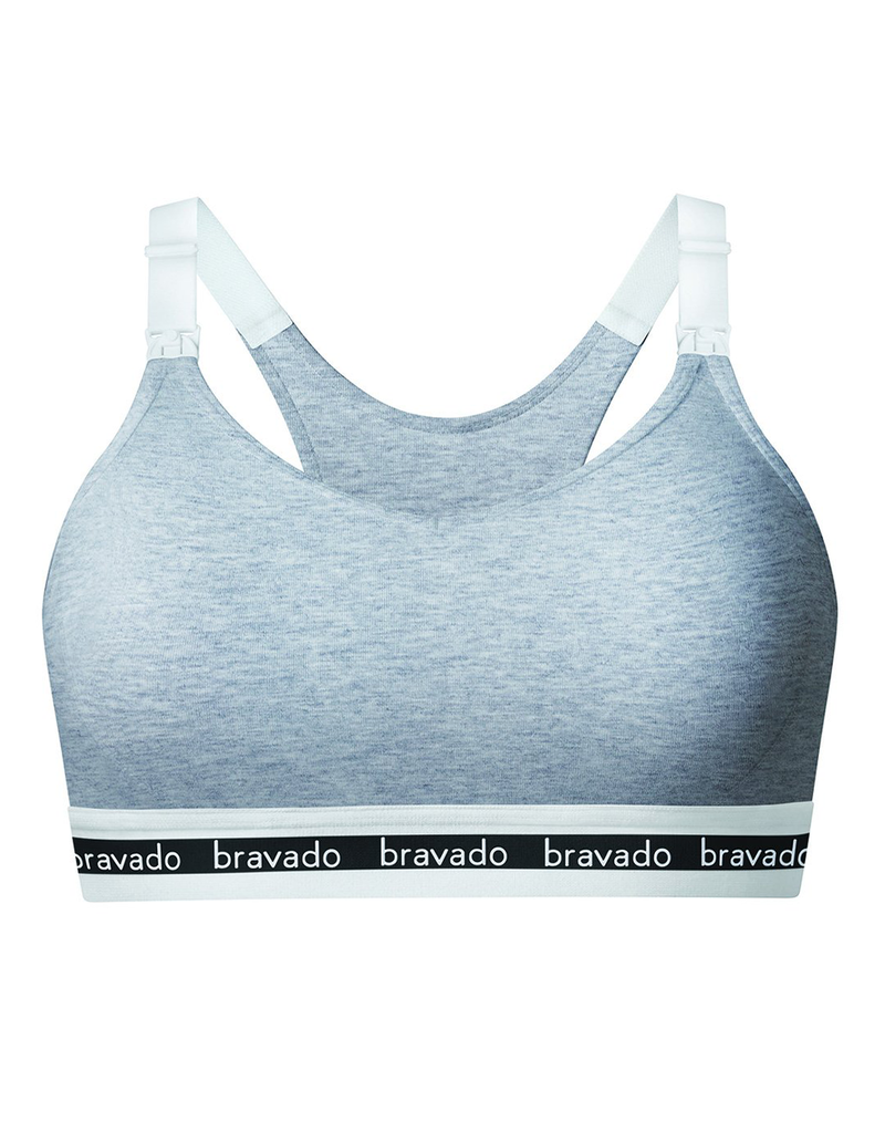 Bravado Designs Women's Original Full Cup Maternity & Nursing Bra, Breathable & Sustainable Fabric, DD/E - G Cups, Full Coverage, Wireless, Non-Padded, Extra Large