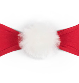 Baby Bling Baby Bling Rabbit Fur Pom Headband