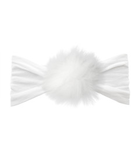 Baby Bling Baby Bling Rabbit Fur Pom Headband