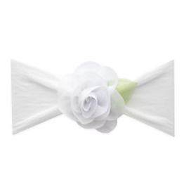 Baby Bling Baby Bling Small Rosette with Leaf Headband