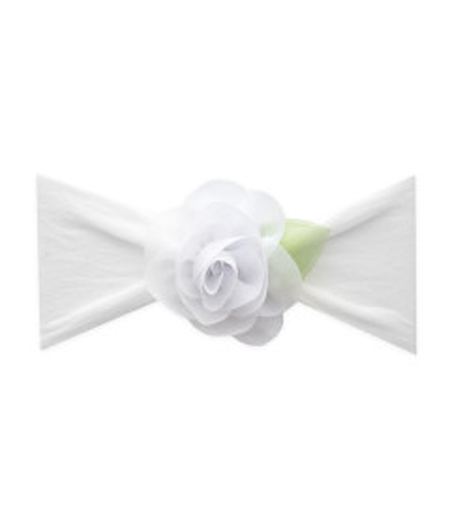 Baby Bling Baby Bling Small Rosette with Leaf Headband