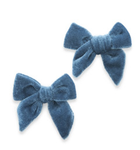 Baby Bling Baby Bling Velvet Bow Clip 2 pack