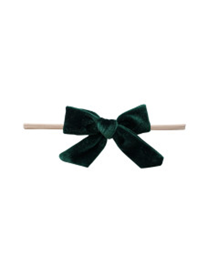 Baby Bling Baby Bling Velvet Bow Skinny Headband