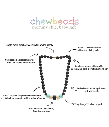 Chewbeads Chewbeads Necklace - Essex Black