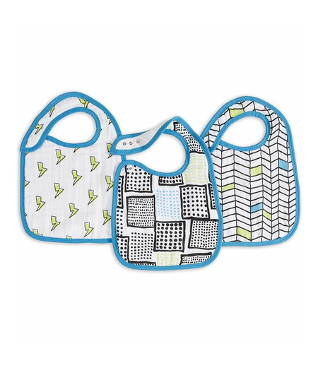 aden + anais aden + anais Snap Bib Classic 3-pack