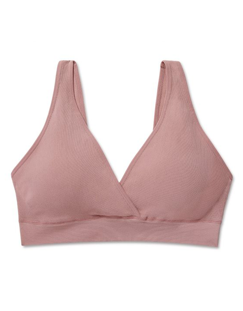 MAMA 2-pack nursing bras - Dark grey/Light pink - Ladies