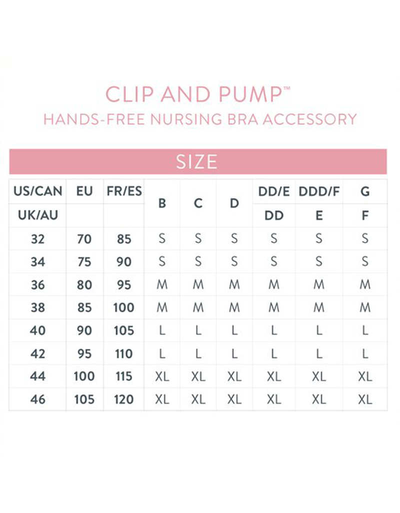Clip and Pump™ Hands-Free Nursing Bra Accessory