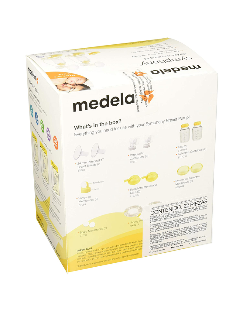 Medela PersonalFit Breast Shields, 24mm, Clear, 87073, Set of 2 