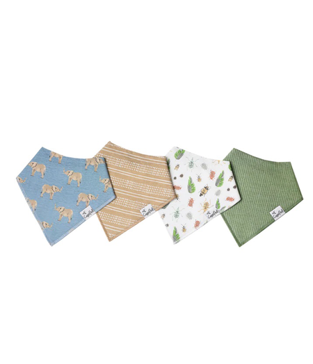 Copper Pearl Copper Pearl Bandana Bibs 4-pack